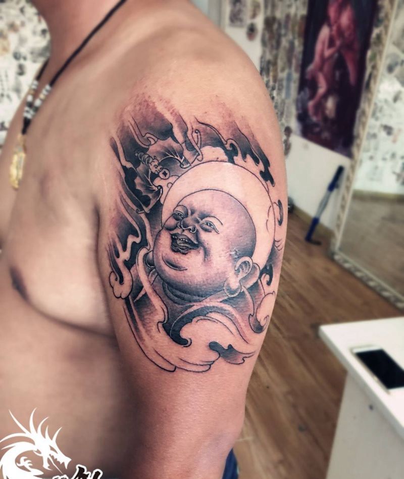 近期大臂作品纹身图片