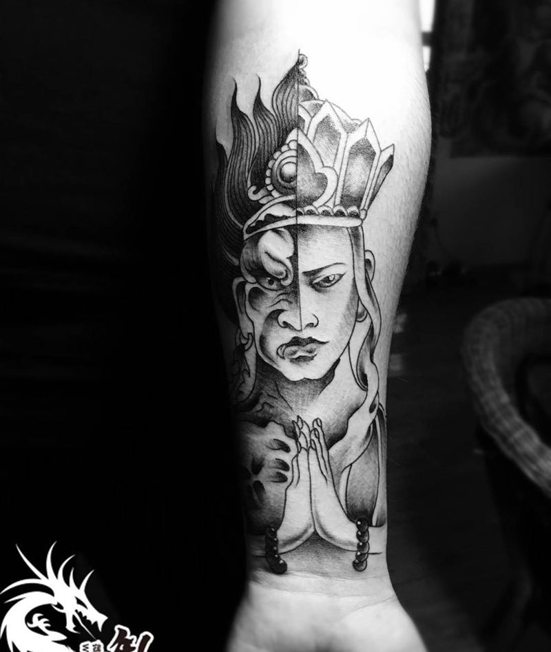 一念之间纹身图片