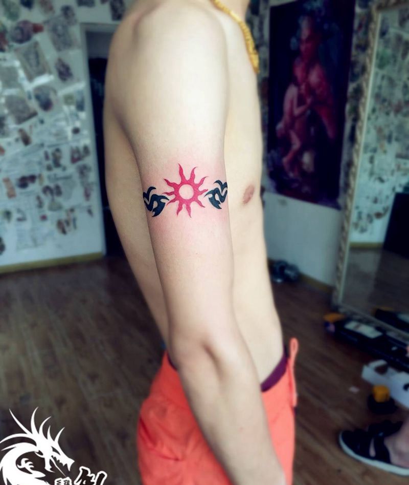 好久没做这么小的图腾了纹身图片