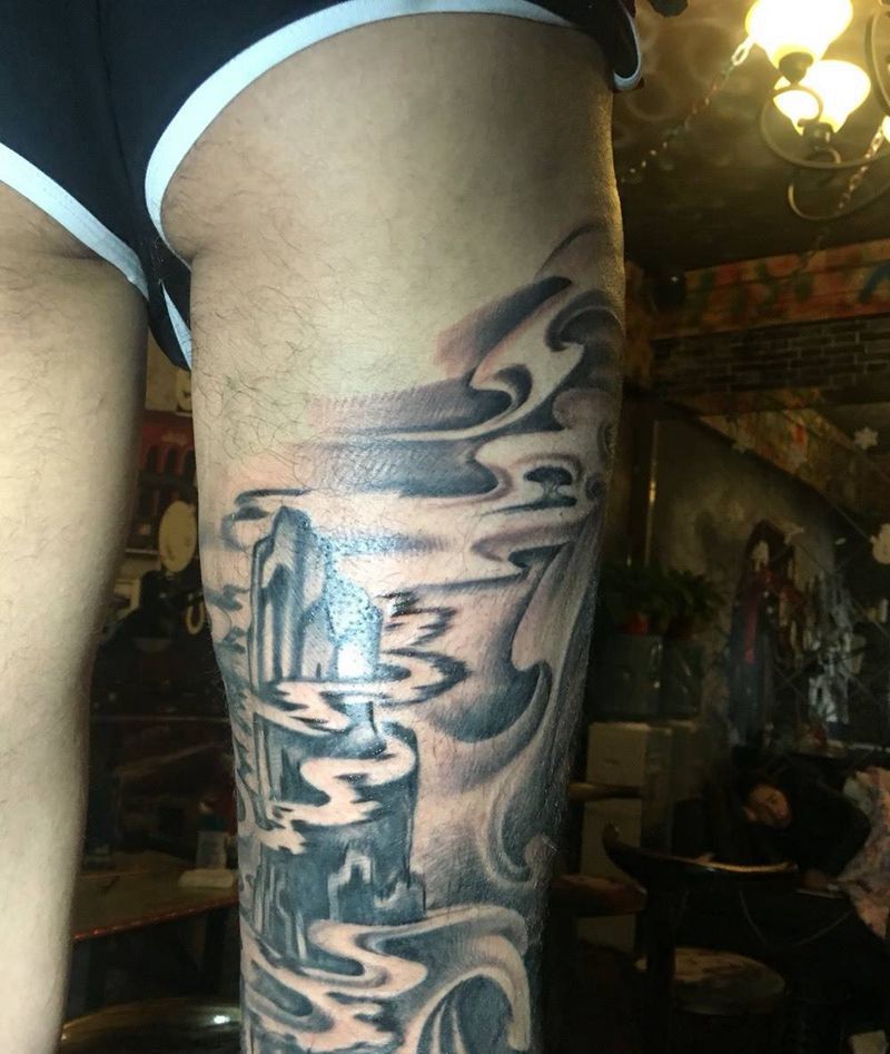 藐视一切纹身图片