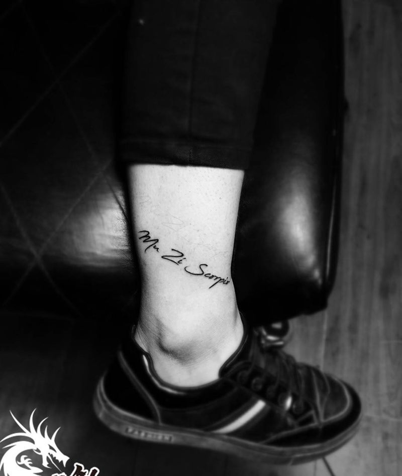 两枚小清新纹身图片