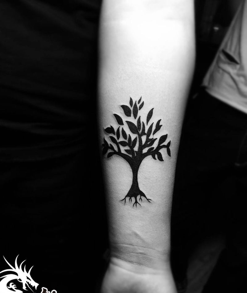 生命树纹身图片