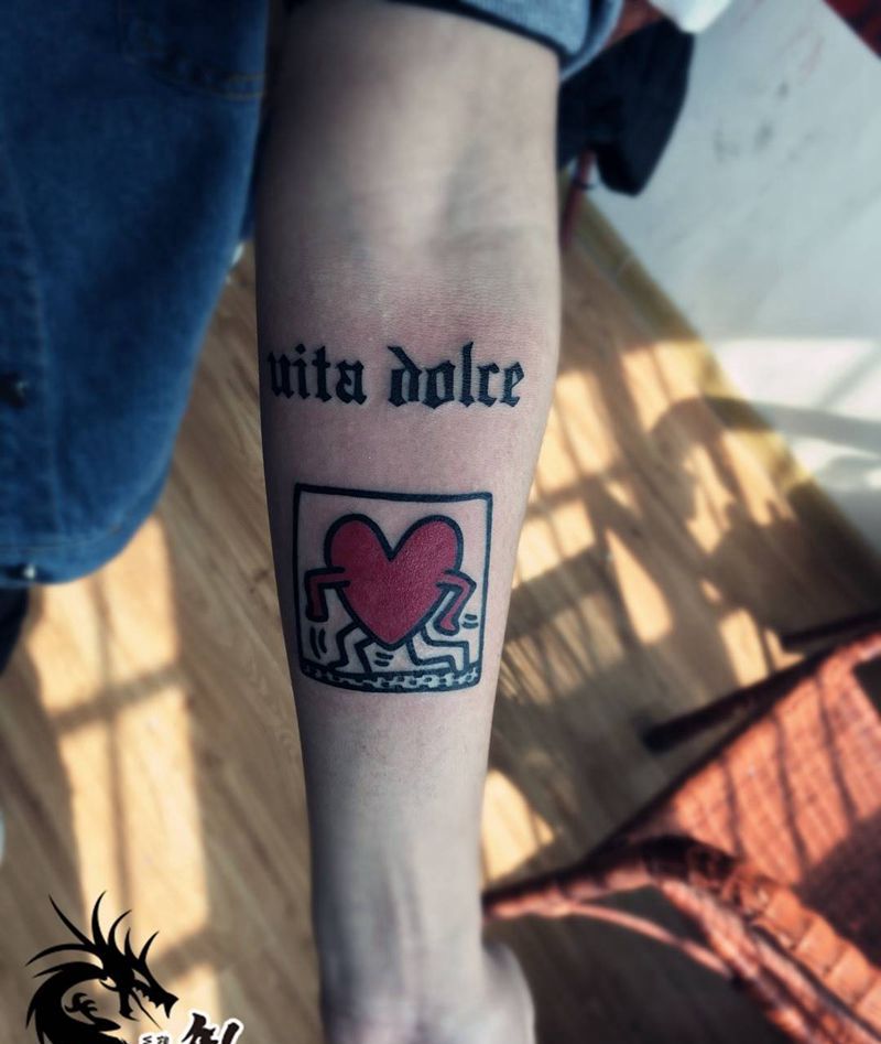 奔跑的心纹身图片