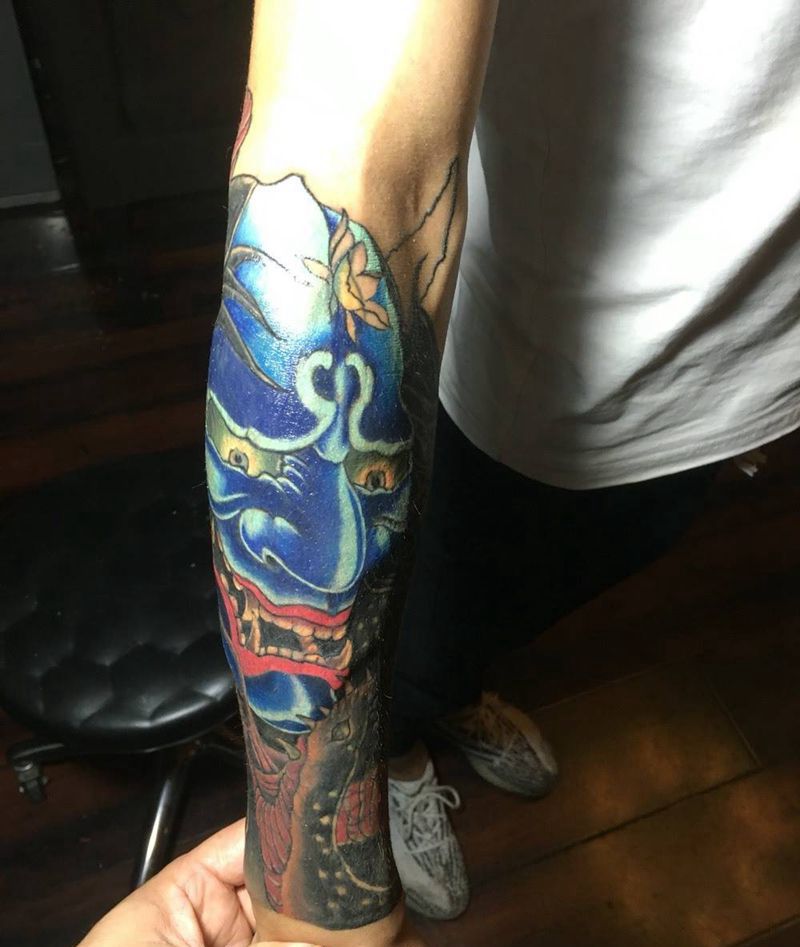 暴力遮盖纹身图片