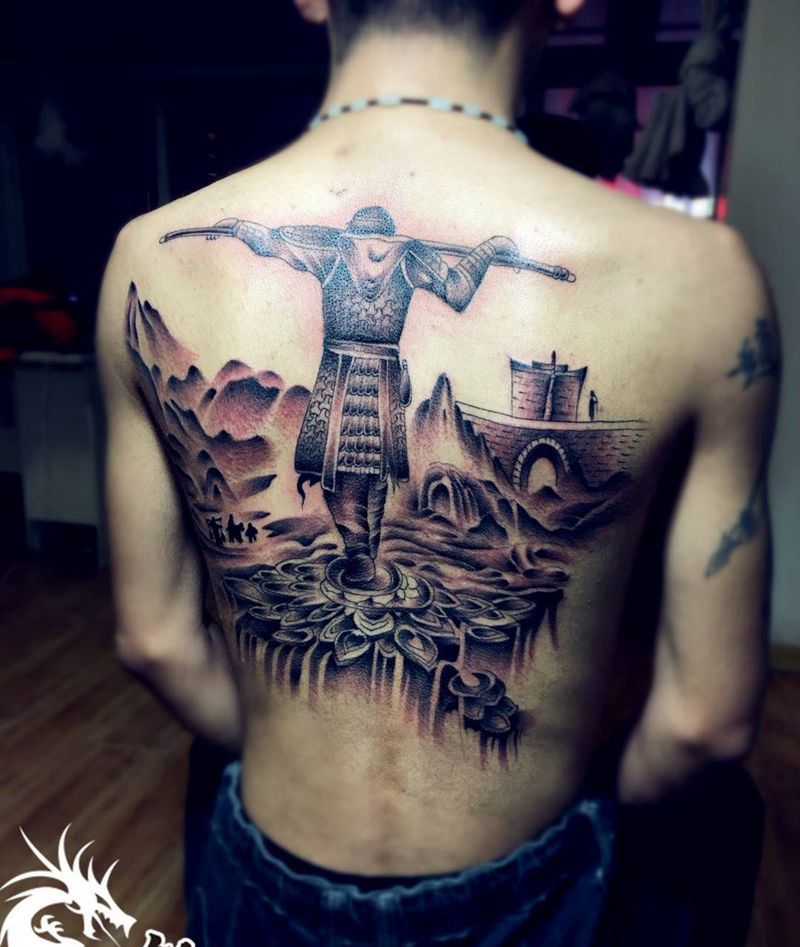 大号至尊宝纹身图片