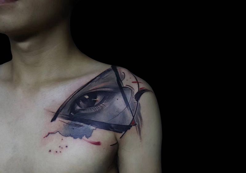 眼 / 遮盖纹身图片
