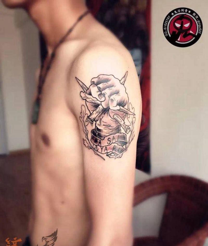 欧美纹图纹身图片_成品手臂欧美纹身图案