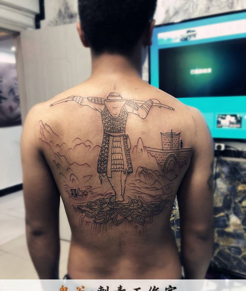 至尊宝纹身图片