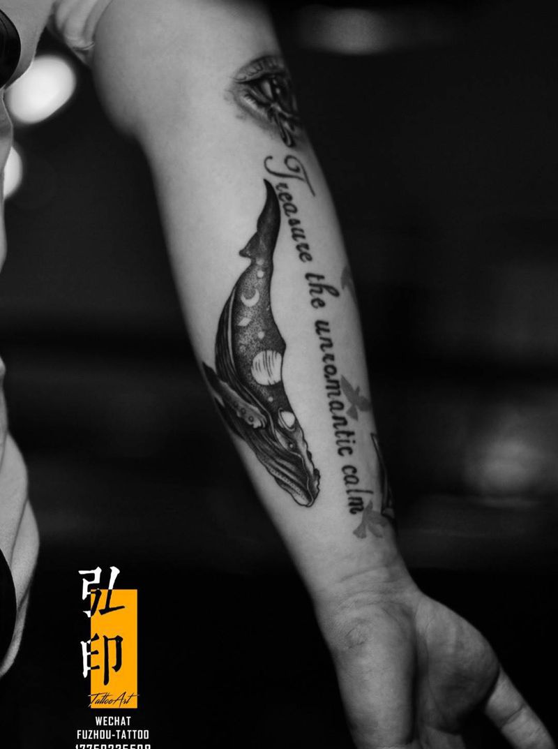 点刺星球之鲸纹身图片