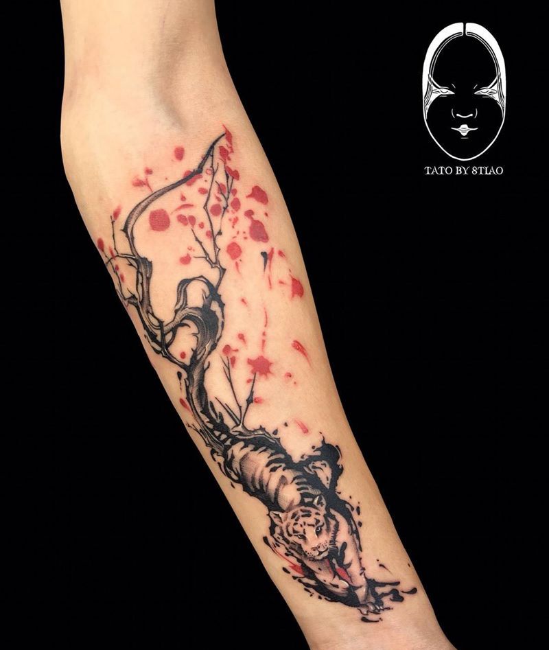 如梦如幻纹身图片