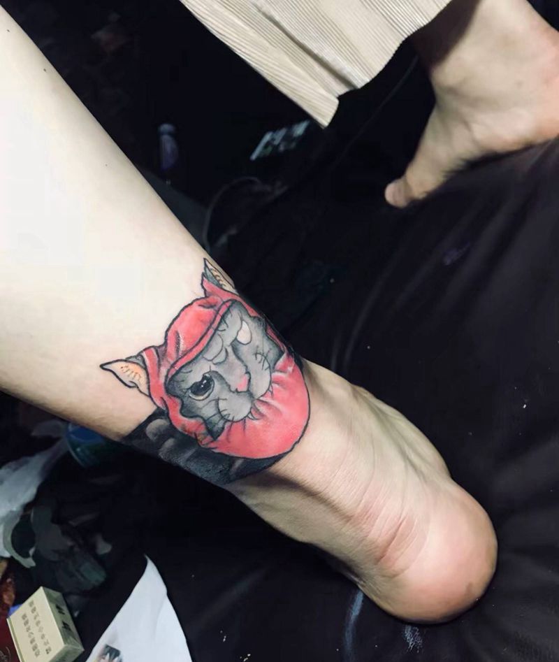 遮盖 脚环纹身图片_脚部腿部脚环纹身图案