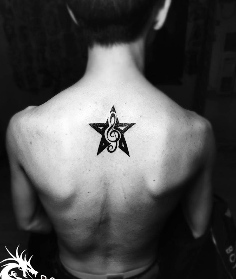 五角星纹身图片