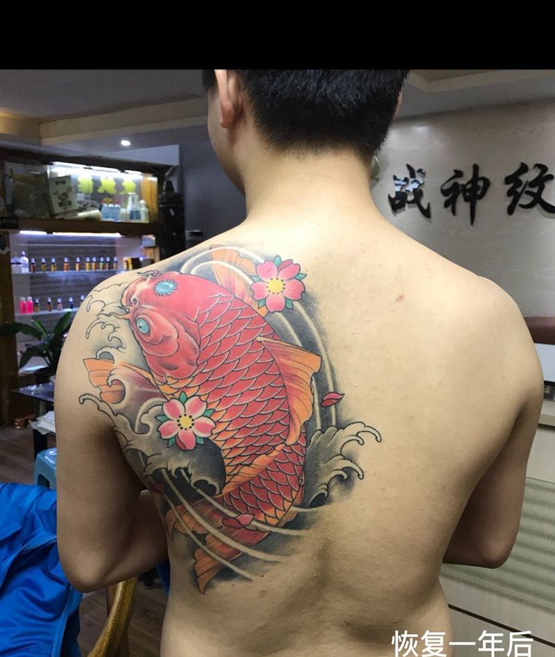 恢复一年多纹身图片