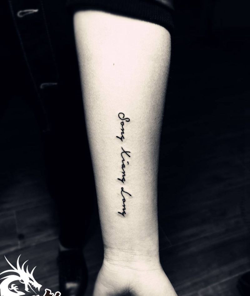 各种文字纹身图片