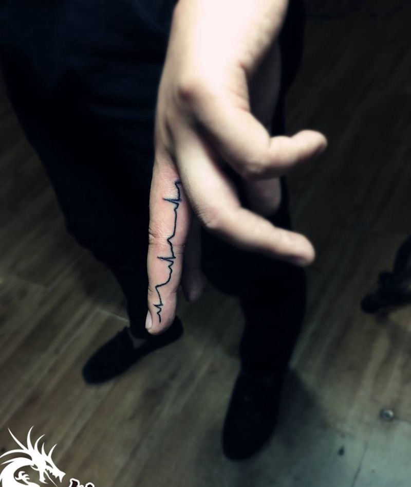 手指纹身纹身图片