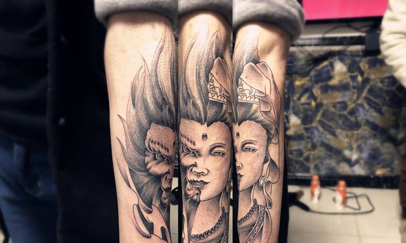 一念之间纹身图片