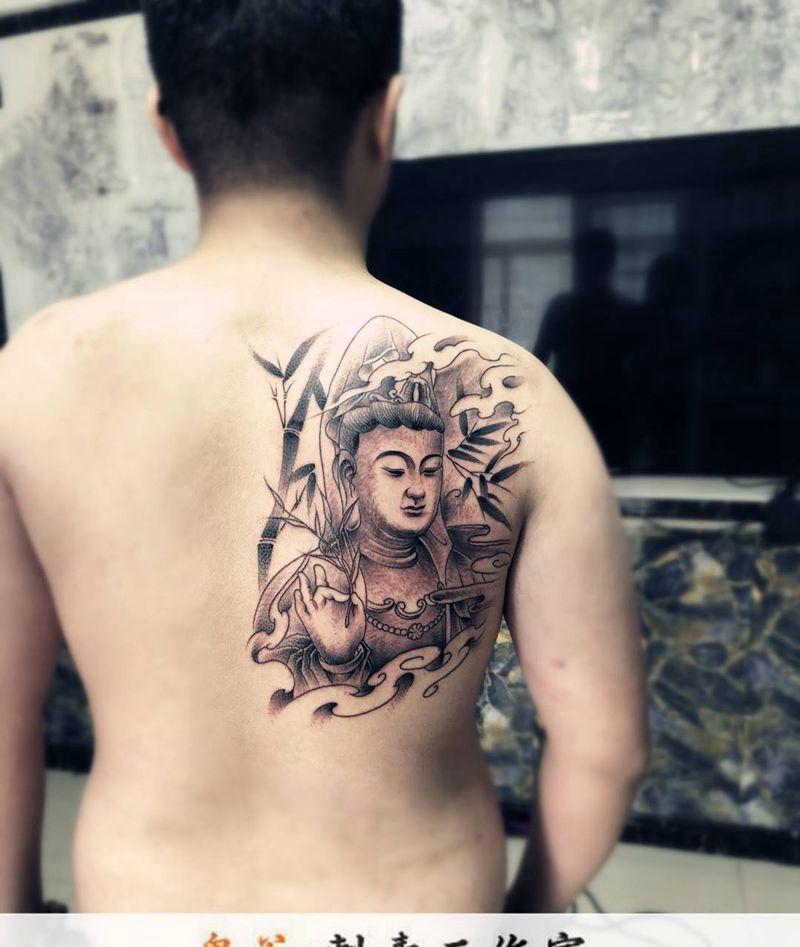 观音纹身图片
