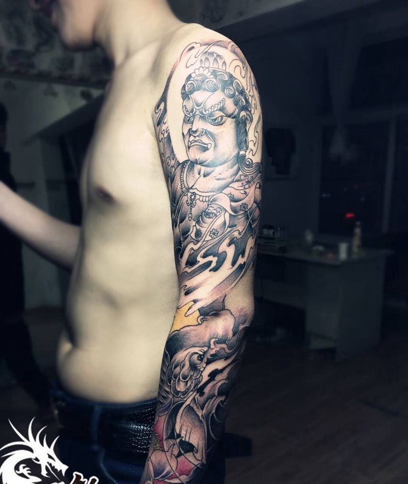 花臂和小臂纹身图片