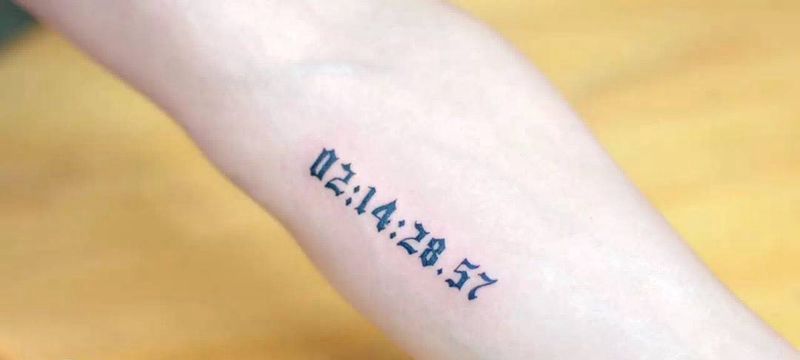 特殊意义的数字纹身图片