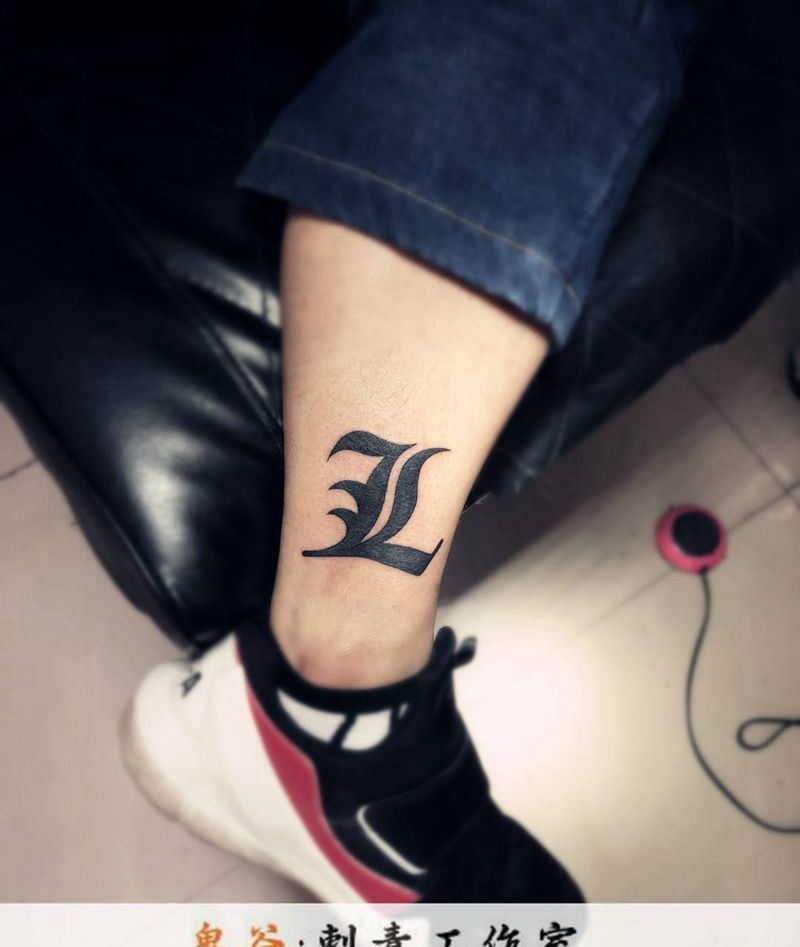 L纹身图片