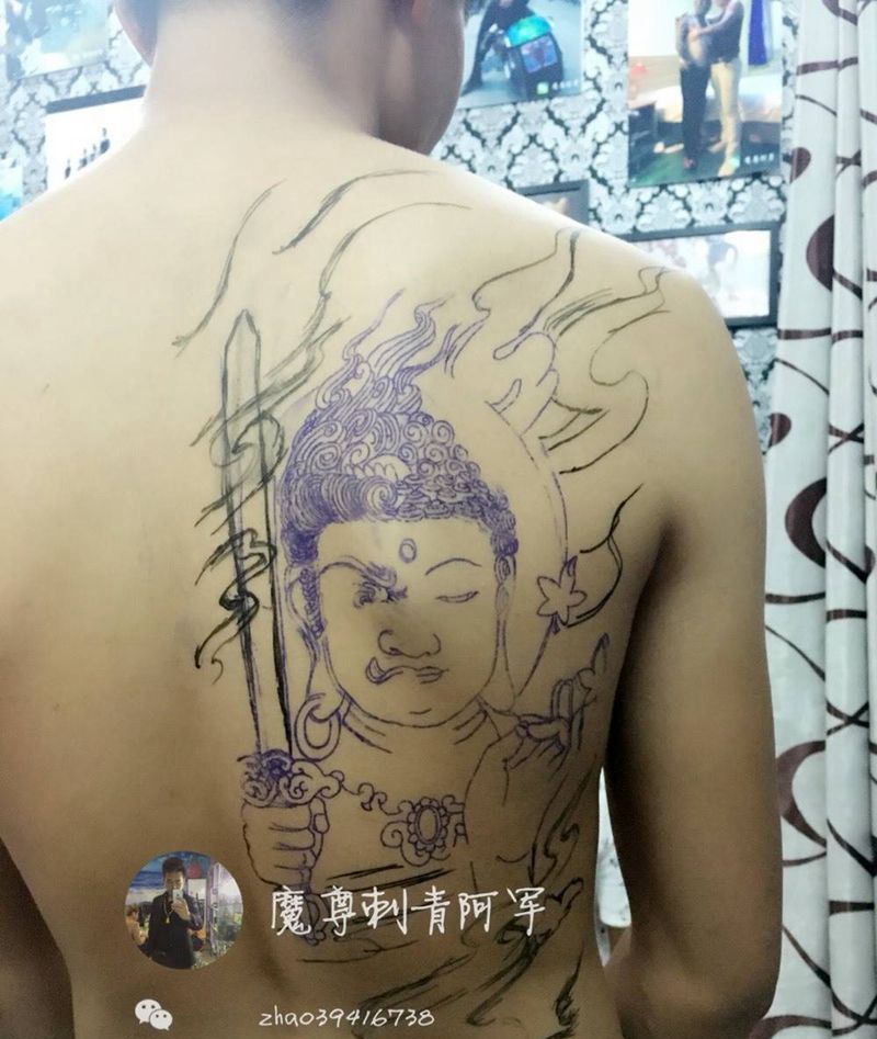 一念之间纹身图片