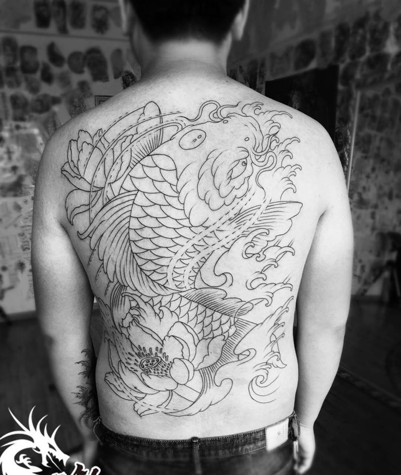 近期大型作品纹身图片