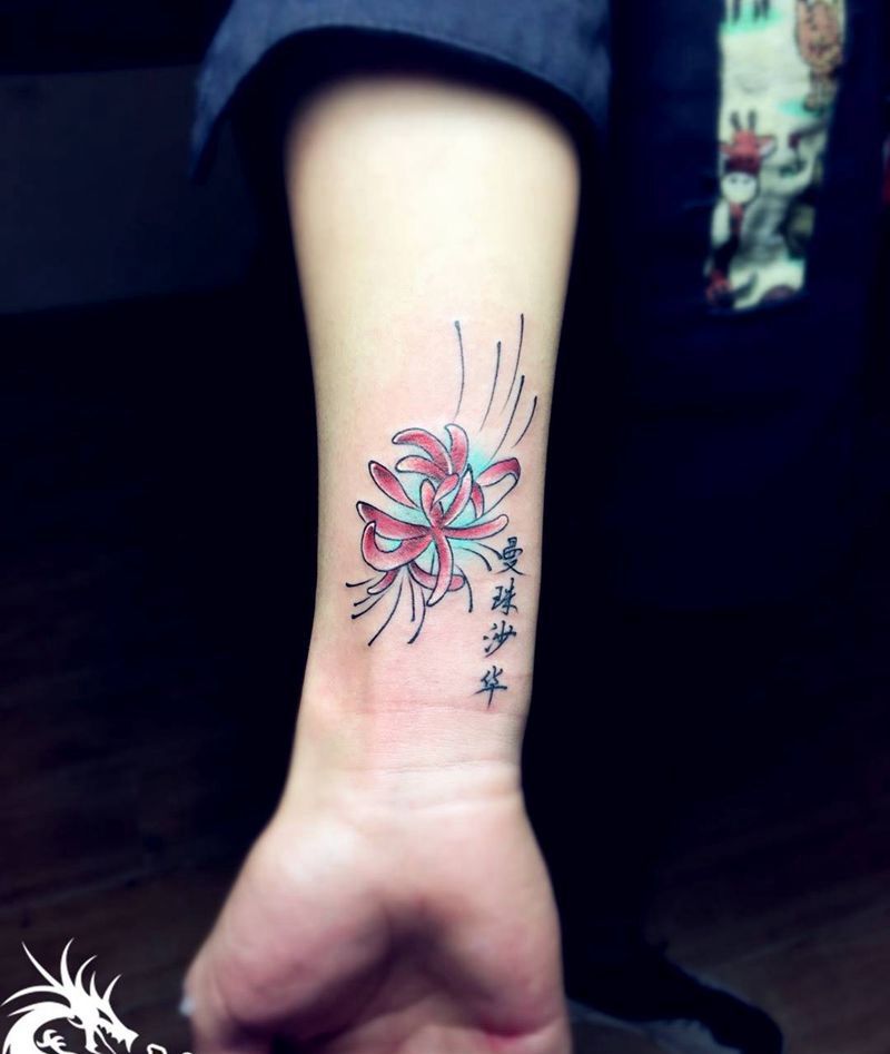 曼珠沙华纹身图片