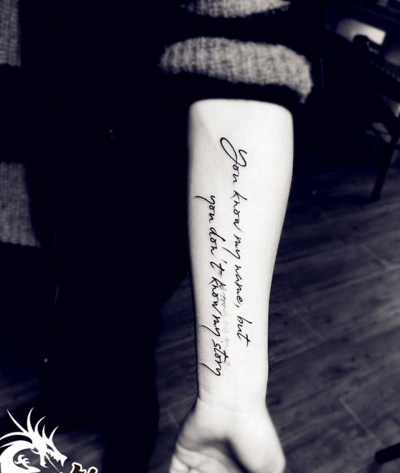 英文类纹身图片