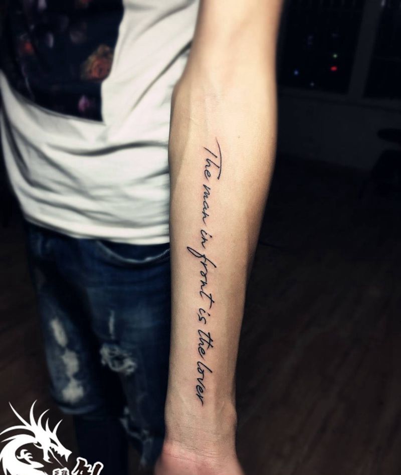 英文文字梵文纹身图片