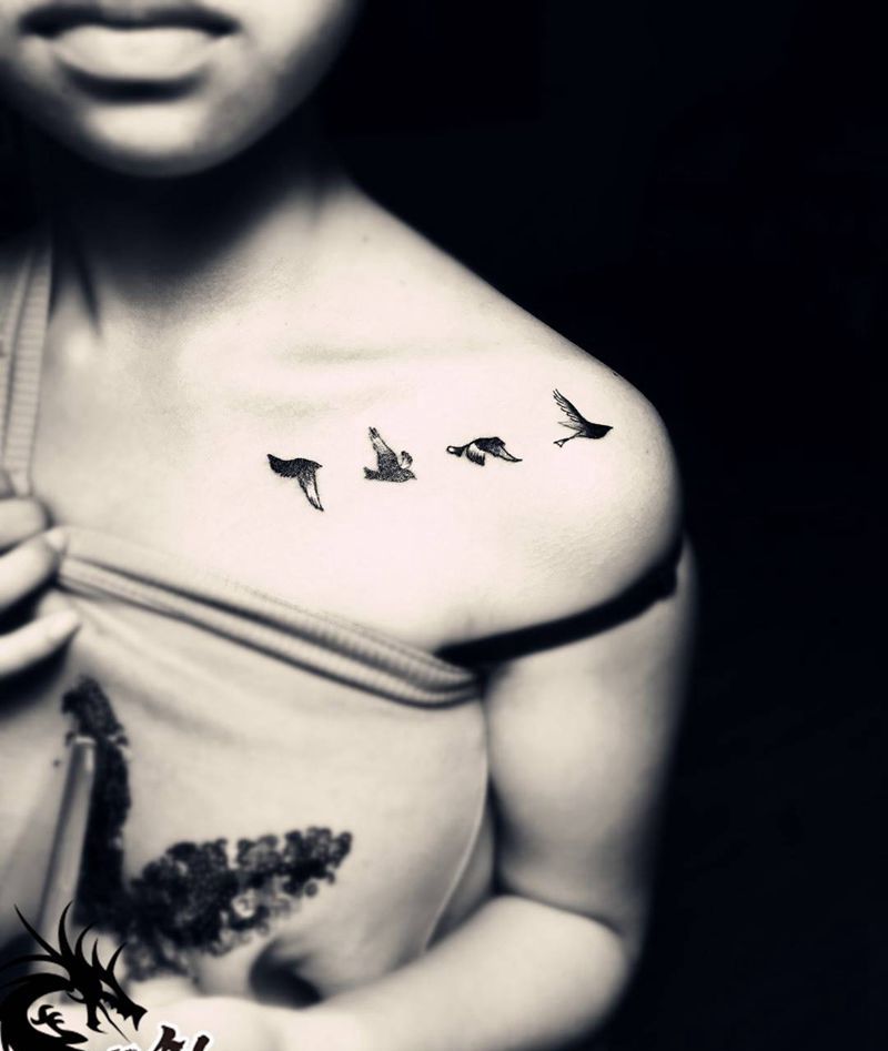 小清新纹身图片