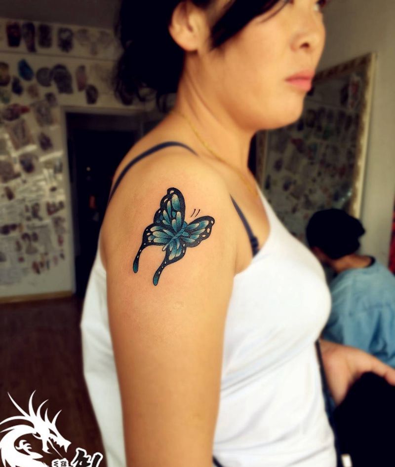 四十几岁啦对纹身还是那么热爱纹身图片