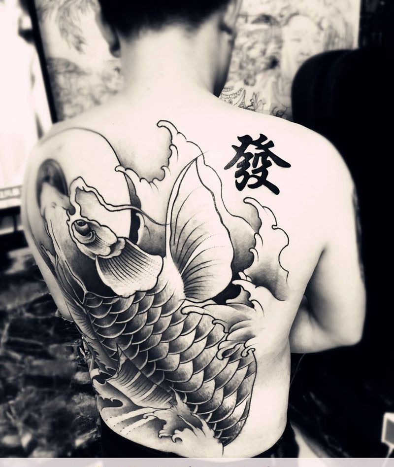 两条鱼纹身图片