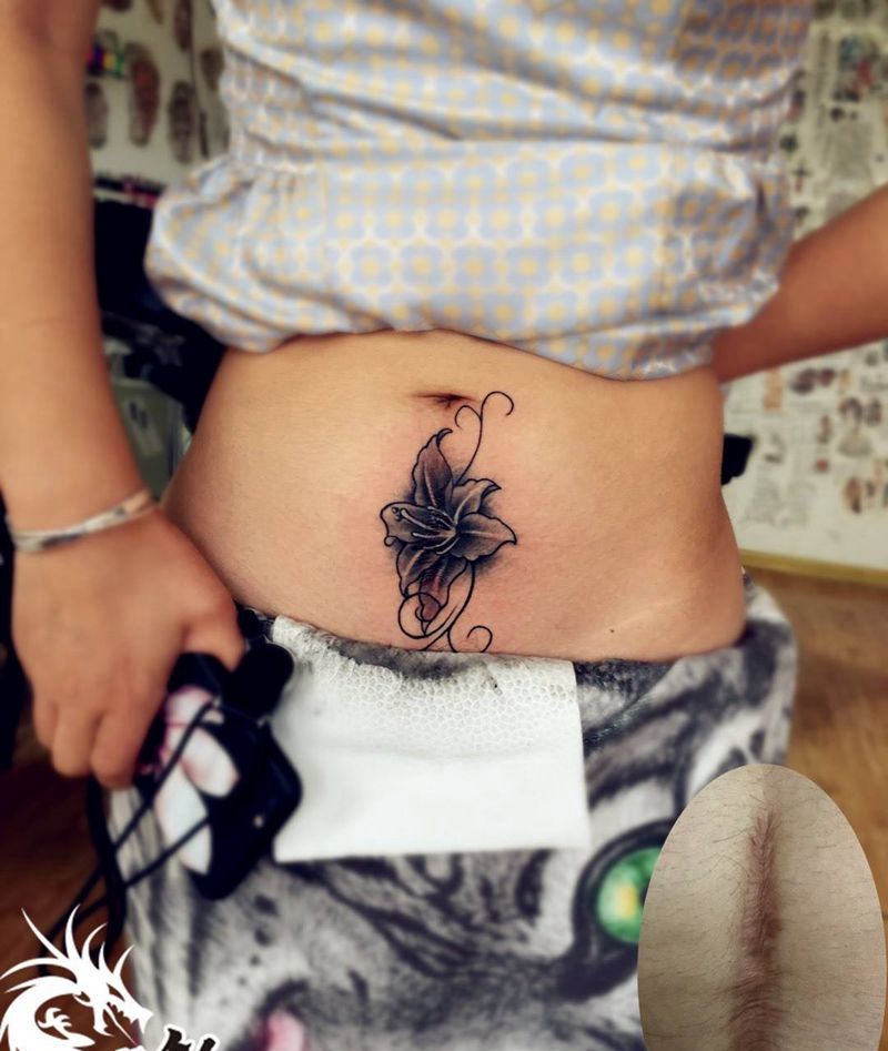 疤痕遮盖纹身图片