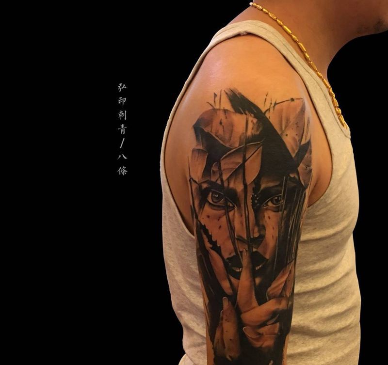 概念肖像纹身图片
