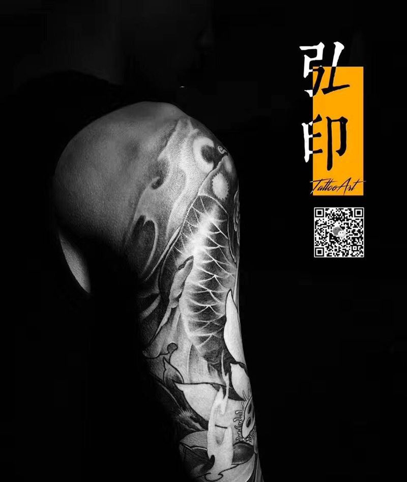 锦鲤纹身图片