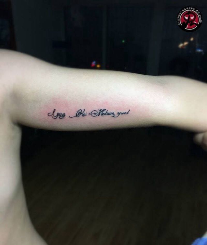 英文纹身图片_成品清新字符纹身图案