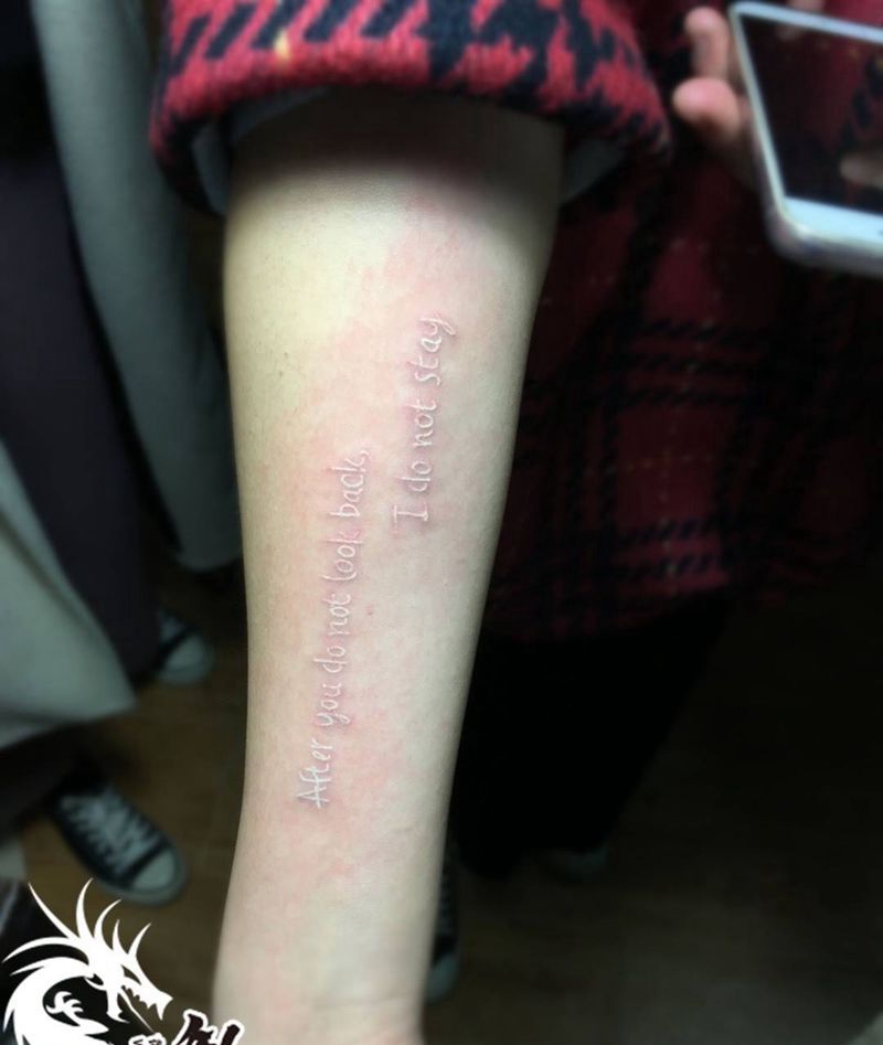 白色纹身纹身图片