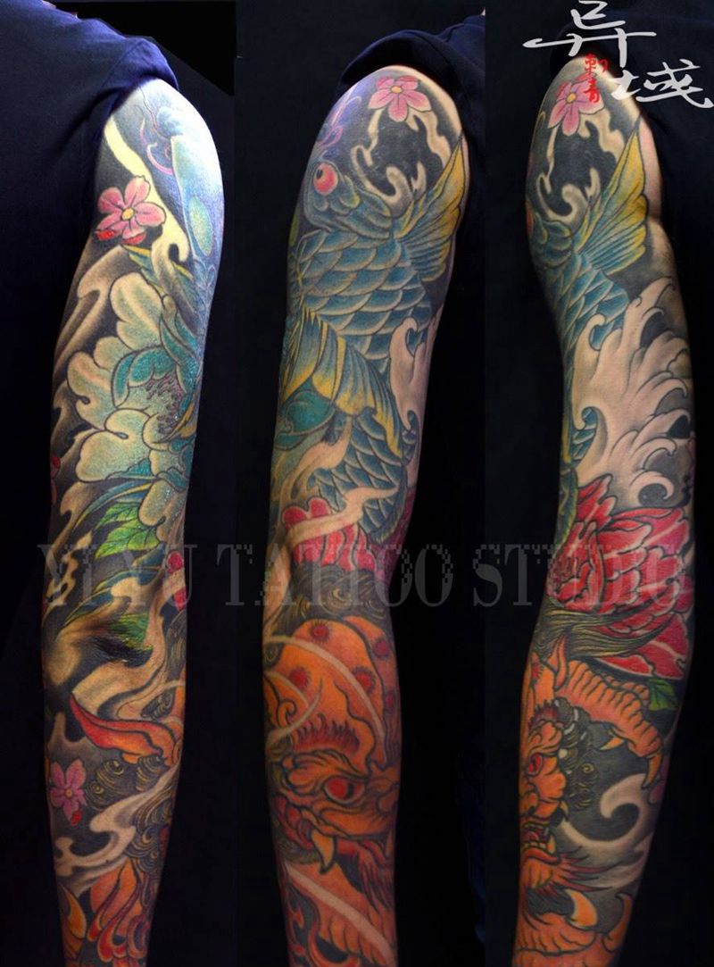 花臂纹身纹身图片