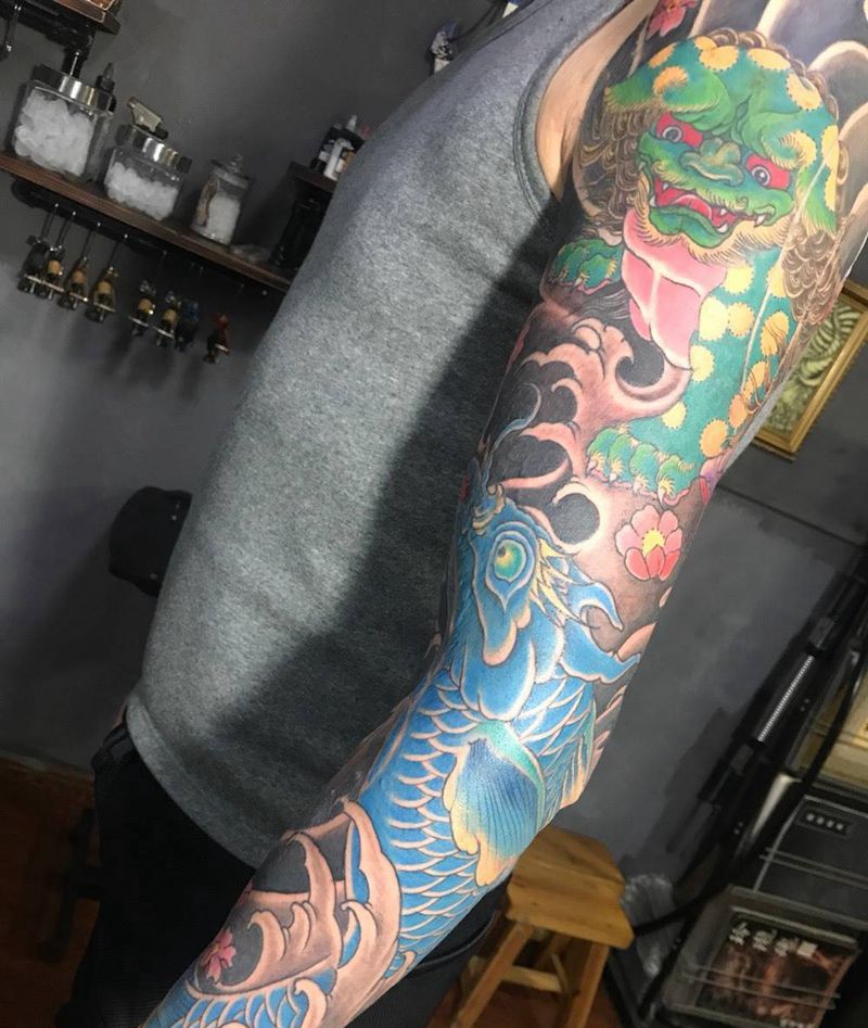 花臂系列纹身图片