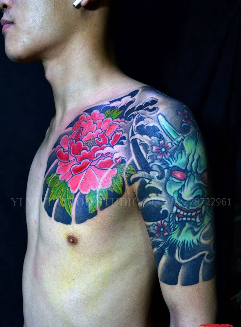 添加半甲系列纹身图片