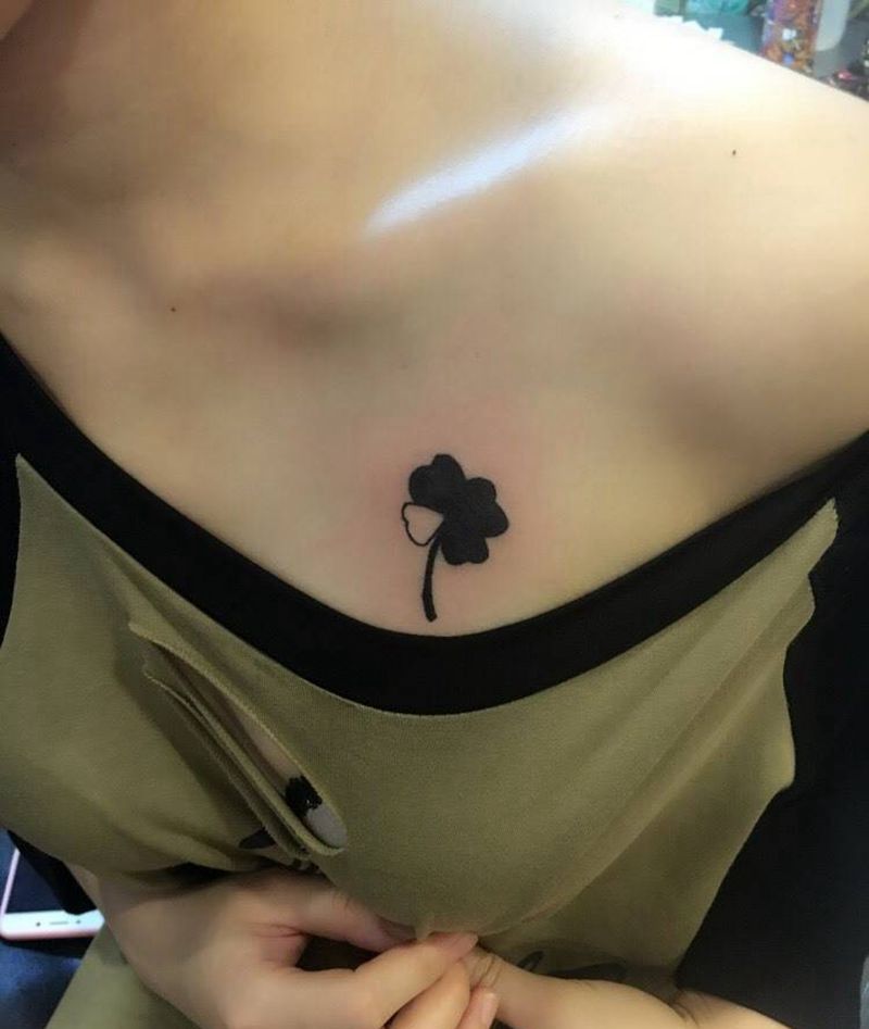 四叶草纹身图片