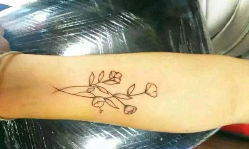 花简笔。纹身图片