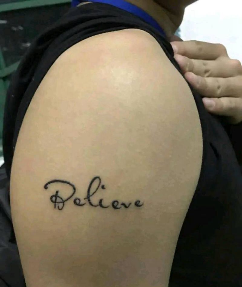 字母。纹身图片_手臂纹身图案