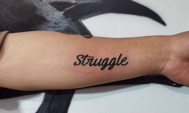 英文纹身图片_手臂图腾纹身图案