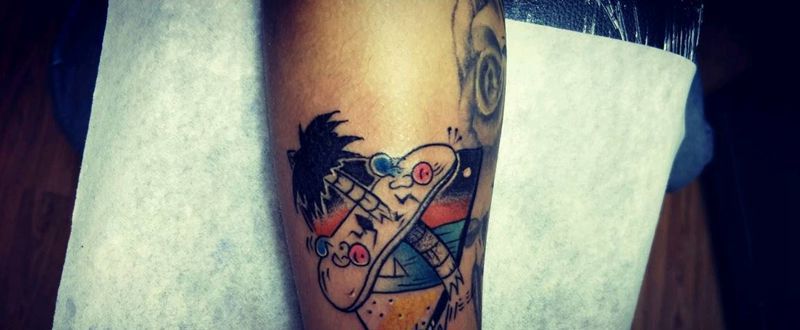 小上海纹身图片_手部纹身图案