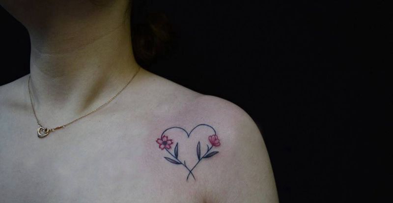 小清新纹身图片