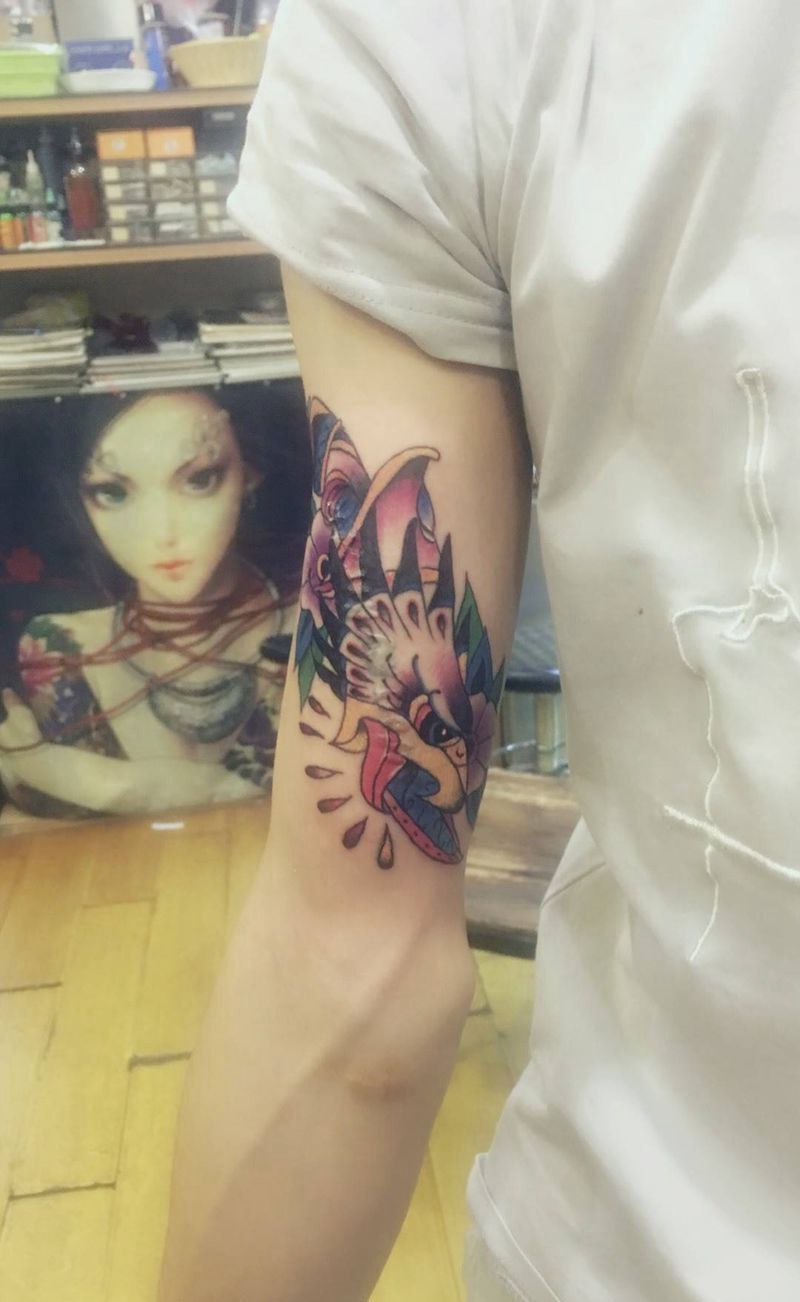 纹铭刺青纹身图片