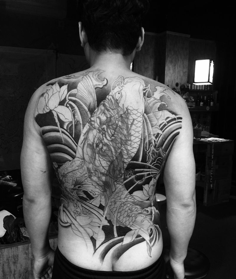 覆盖 未完成纹身图片