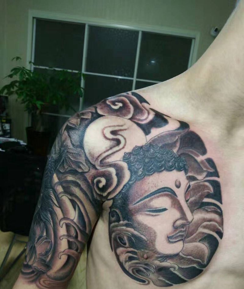 善恶一体纹身图片