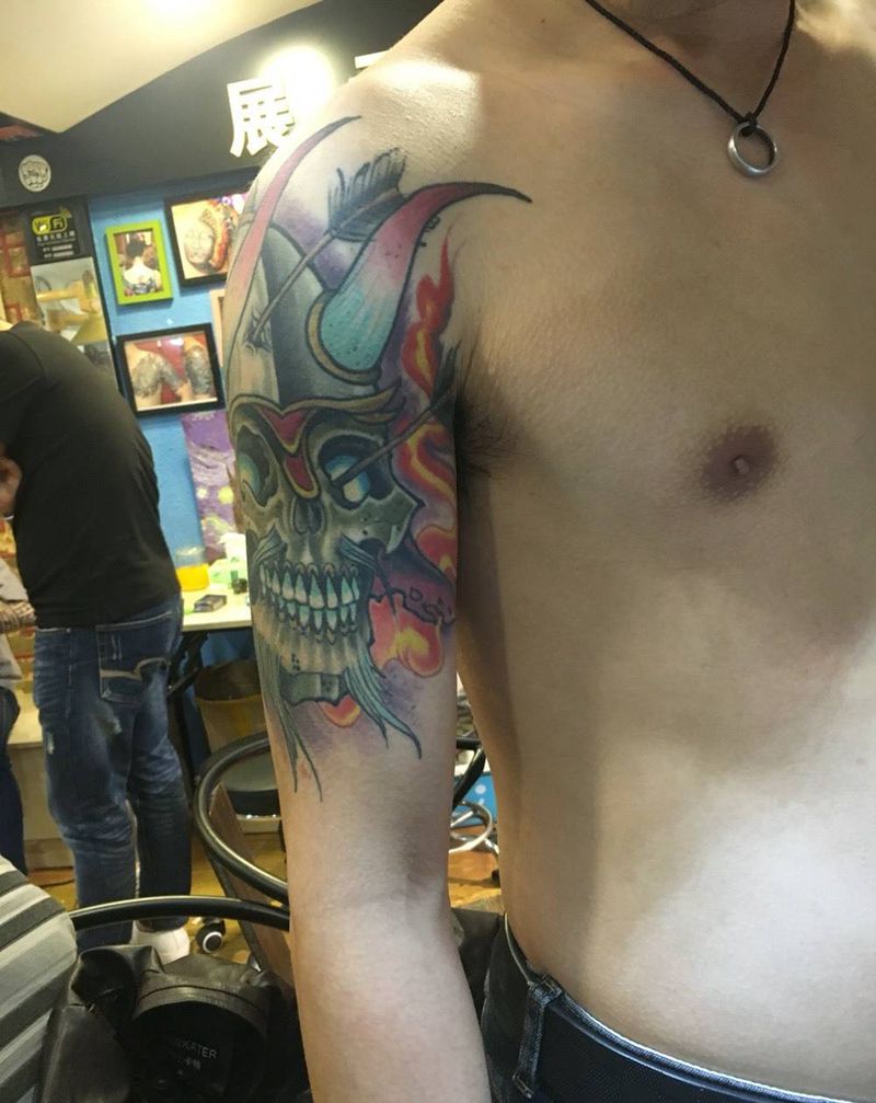 纹铭刺青纹身图片